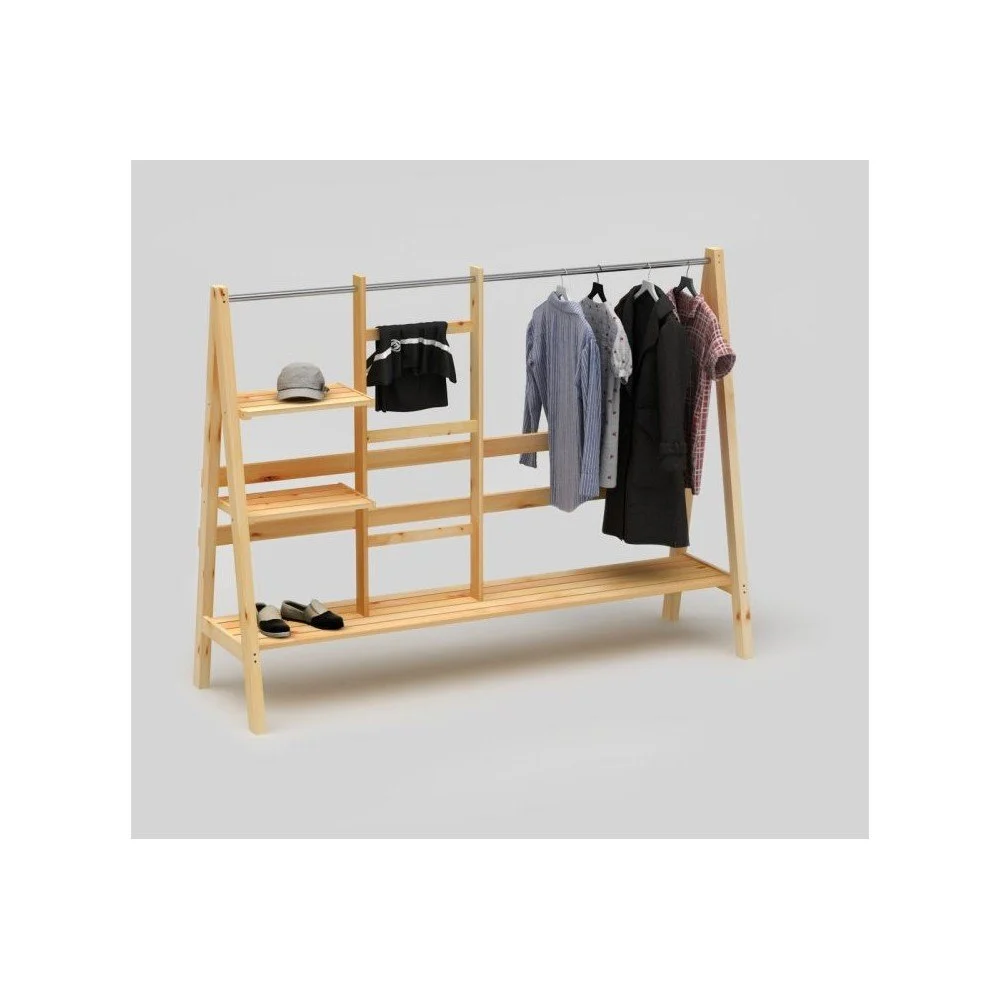 Šatní stěna Only Wood Wena v přírodní barvě v:793244