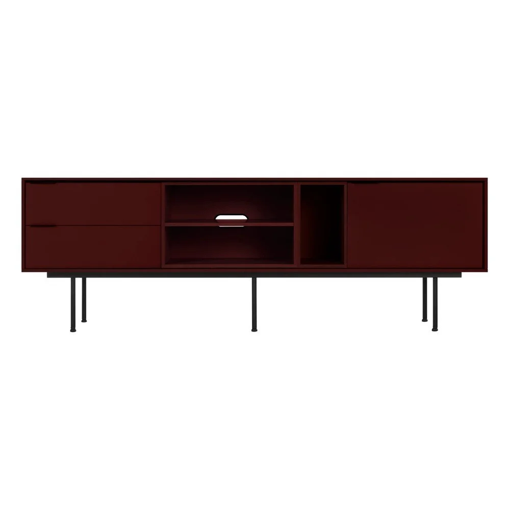 Vínový TV stolek 189x61x42 cm Mod – noo.ma v:1915984
