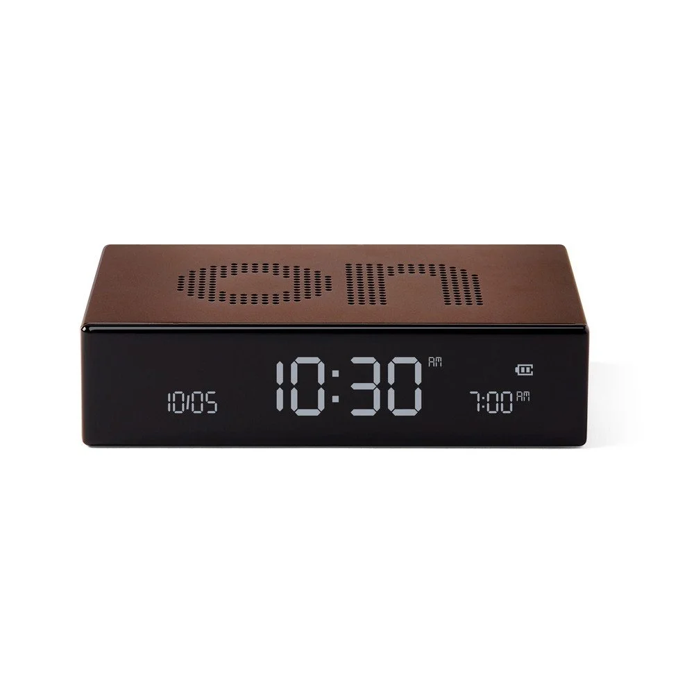 Digitální stolní budík Flip Premium – Lexon v:1650980
