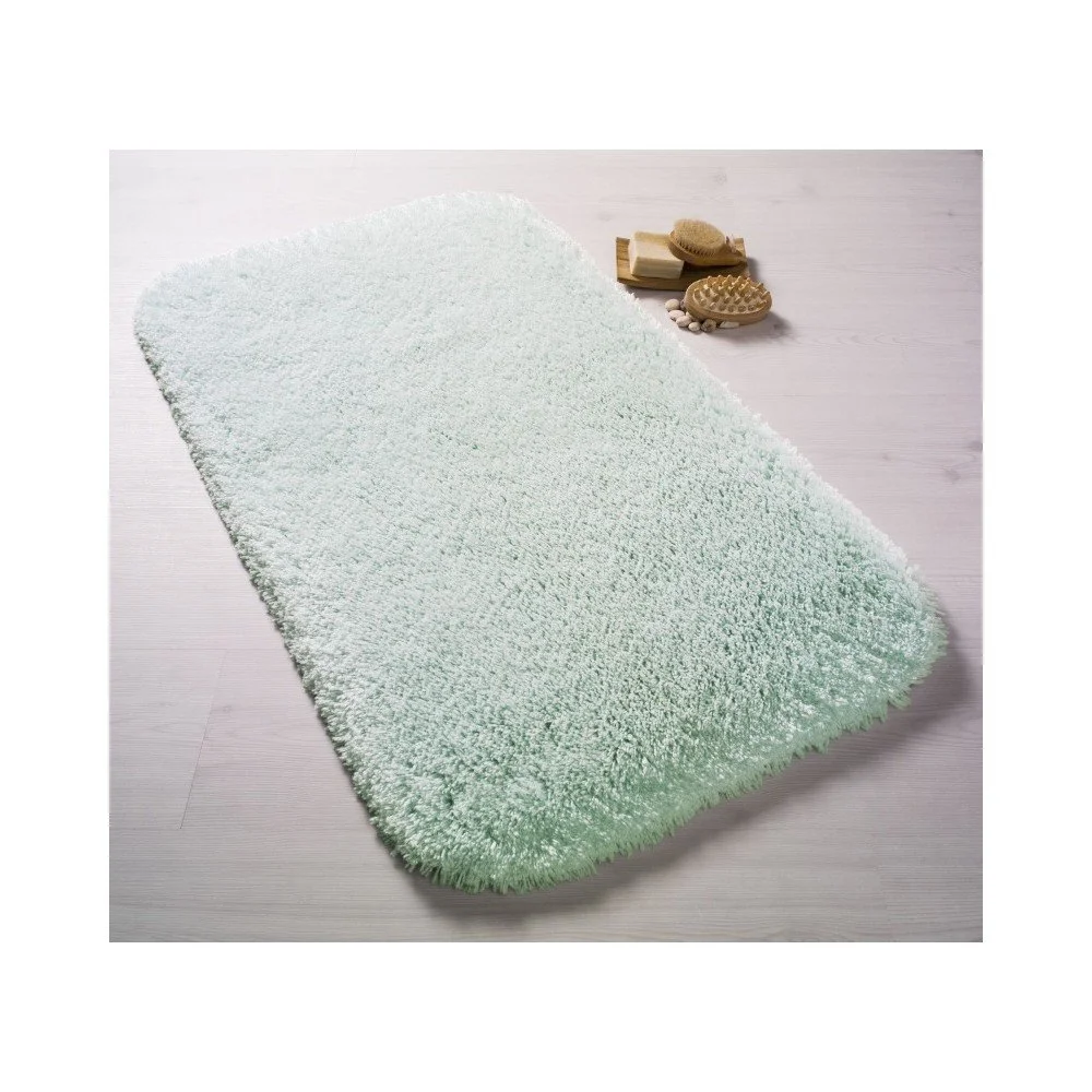 Mentolově modrá předložka do koupelny Confetti Bathmats Miami, 67 x 120 cm v:827008