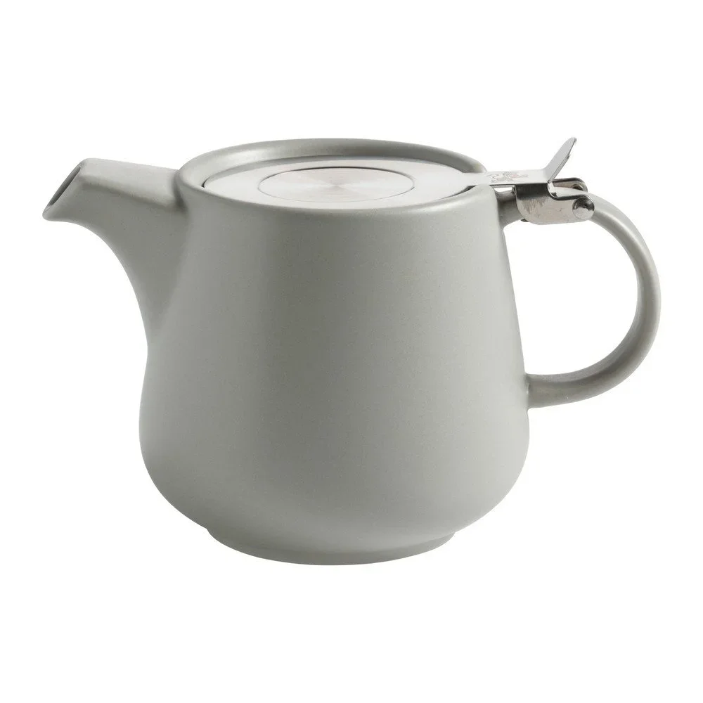 Světle šedá porcelánová čajová konvice se sítkem Maxwell & Williams Tint, 600 ml v:1421763