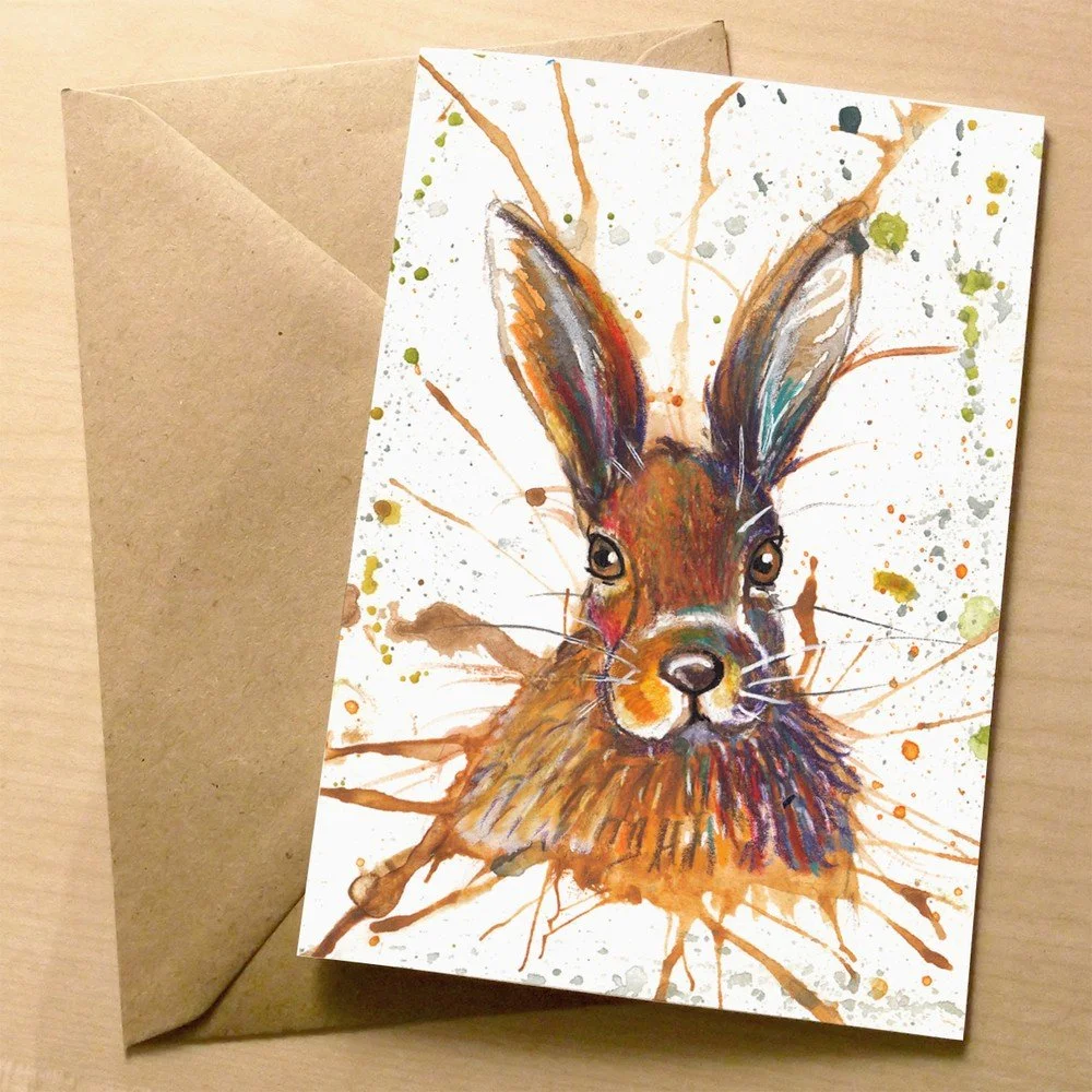 Přáníčko Wraptious Splatter Hare v:723660