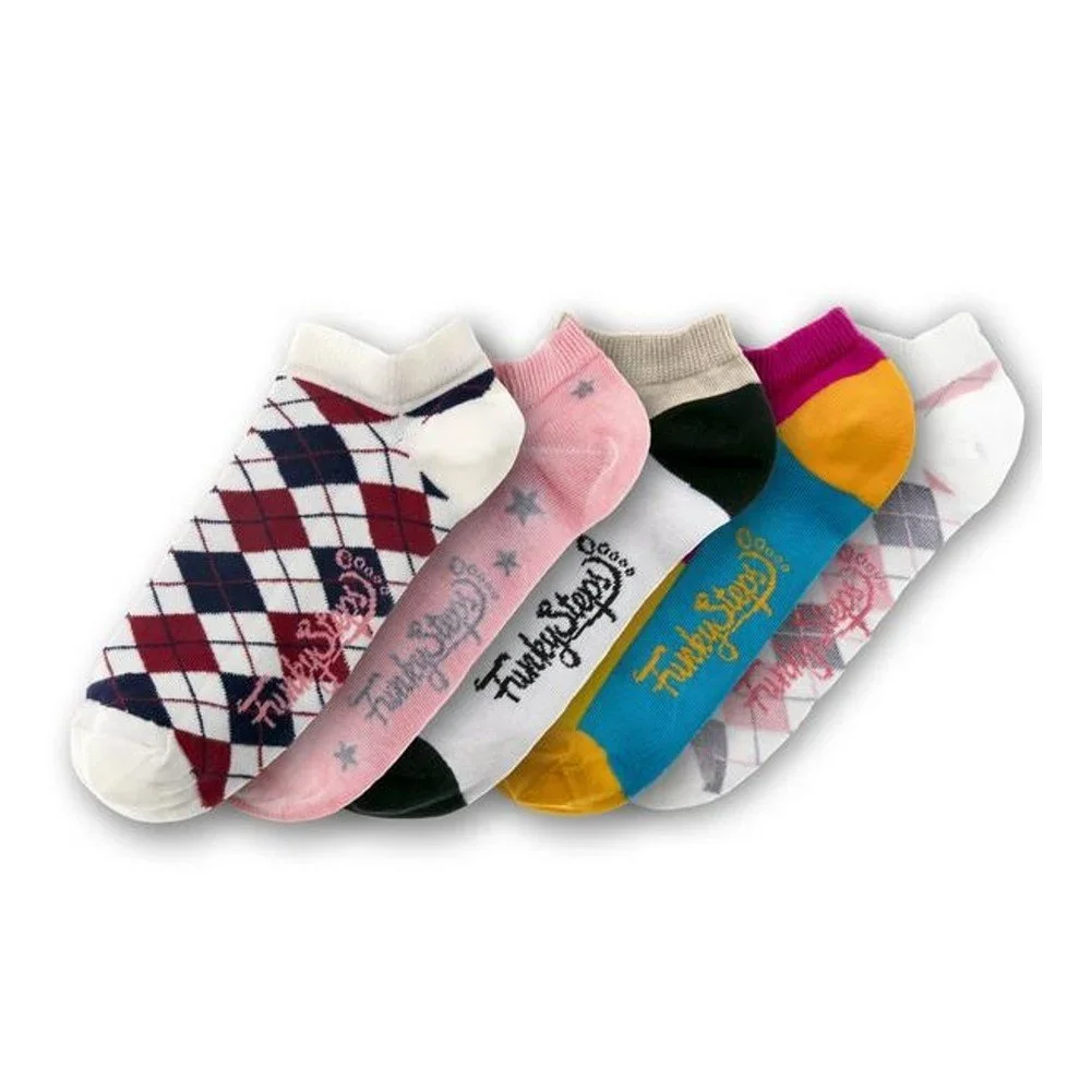 Sada 5 párů kontníkových ponožek Funky Steps Mae, velikost 35 – 39 v:1157032