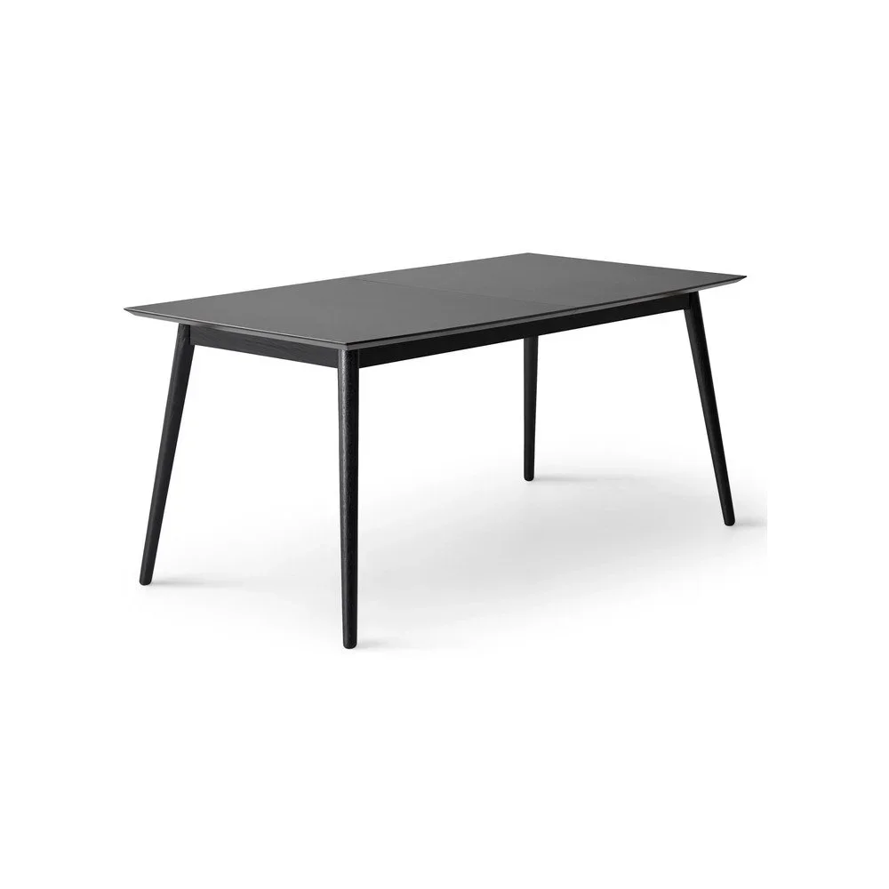 Černý rozkládací jídelní stůl s černou deskou 90x165 cm Meza – Hammel Furniture v:1683526