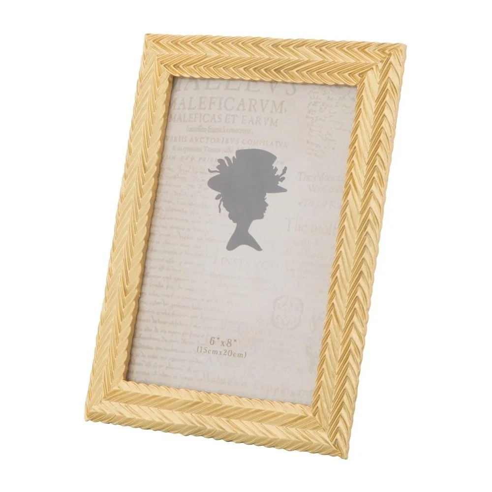 Žlutý fotorámeček v pryskyřicovém rámu Mauro Ferretti Stick Glam, 15 x 20 cm v:1227270