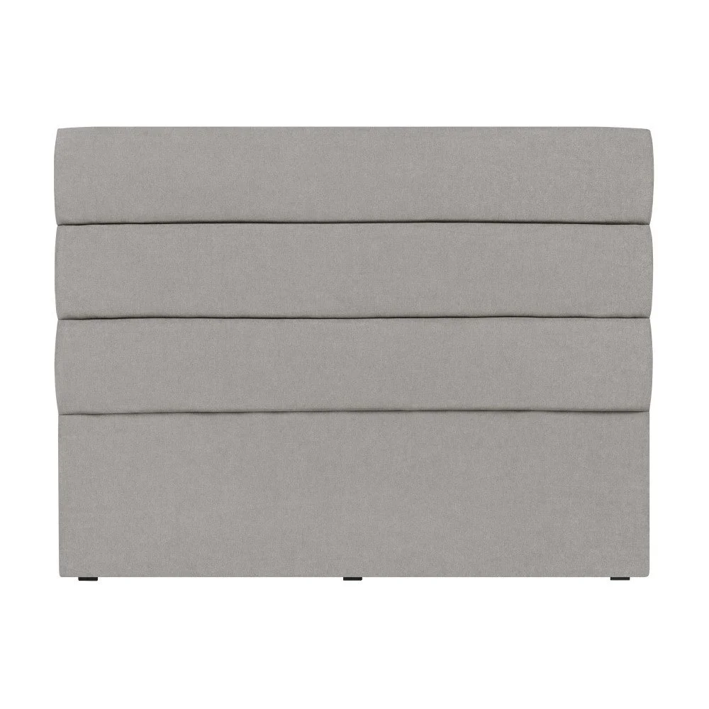 Světle šedé čelo postele Mazzini Sofas Pesaro, 140 x 120 cm v:961998