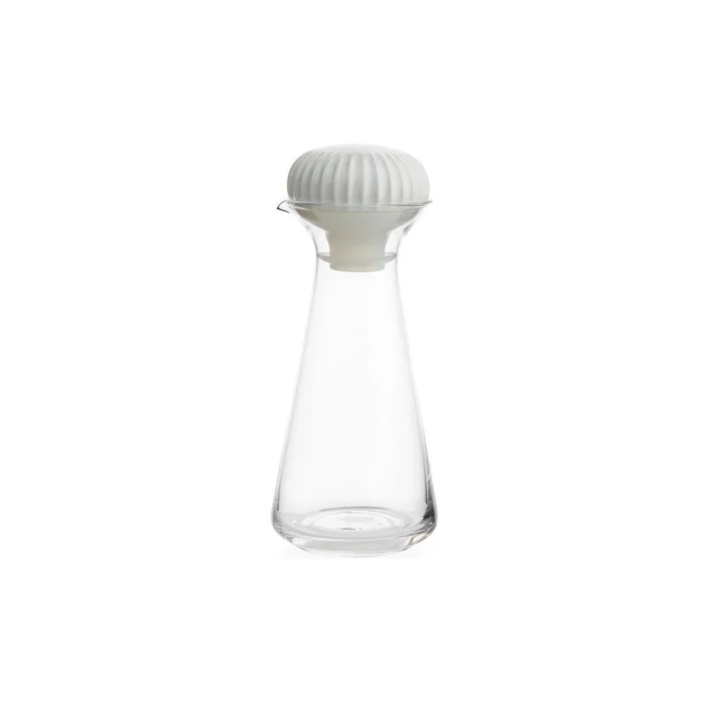 Karafa s bílou zátkou z kameniny Kähler Design Hammershoi, 300 ml v:892656