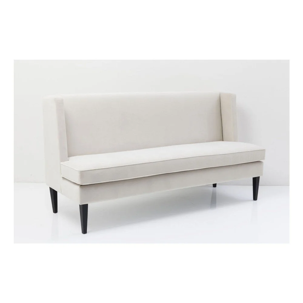 Světle krémová sedačka s černými detaily Kare Design Manchester Creme v:926432