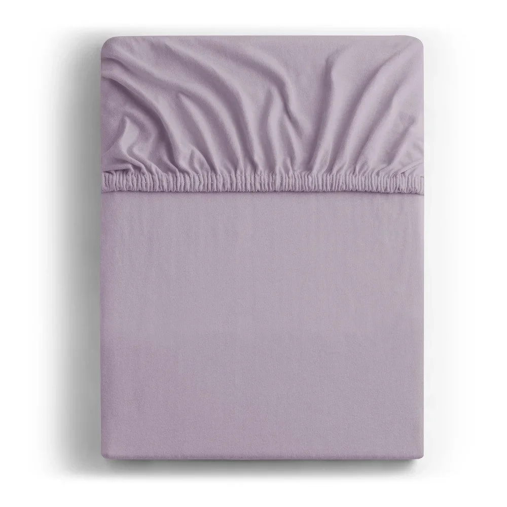 Napínací prostěradlo jersey v levandulové barvě 240x200 cm Amber – Restilo v:983618