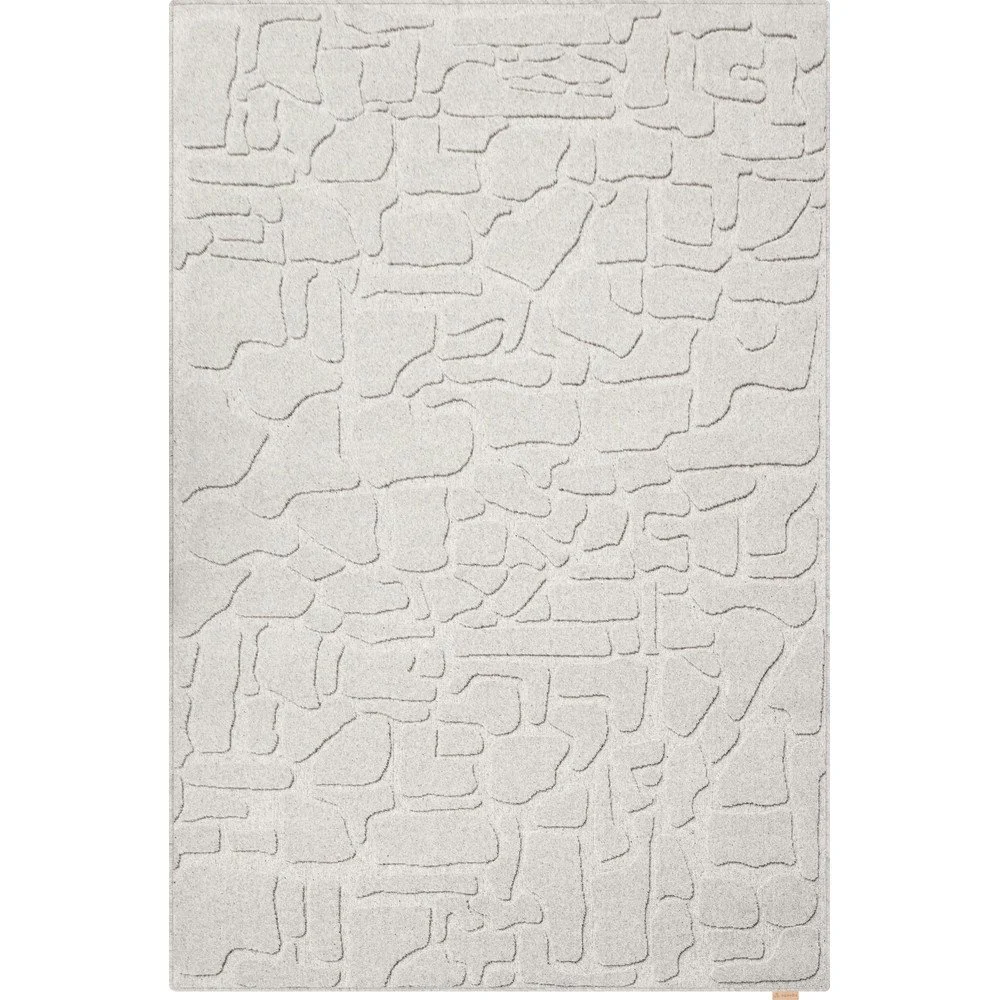 Světle šedý vlněný koberec 160x230 cm Morphic Dunes – Agnella v:1715970
