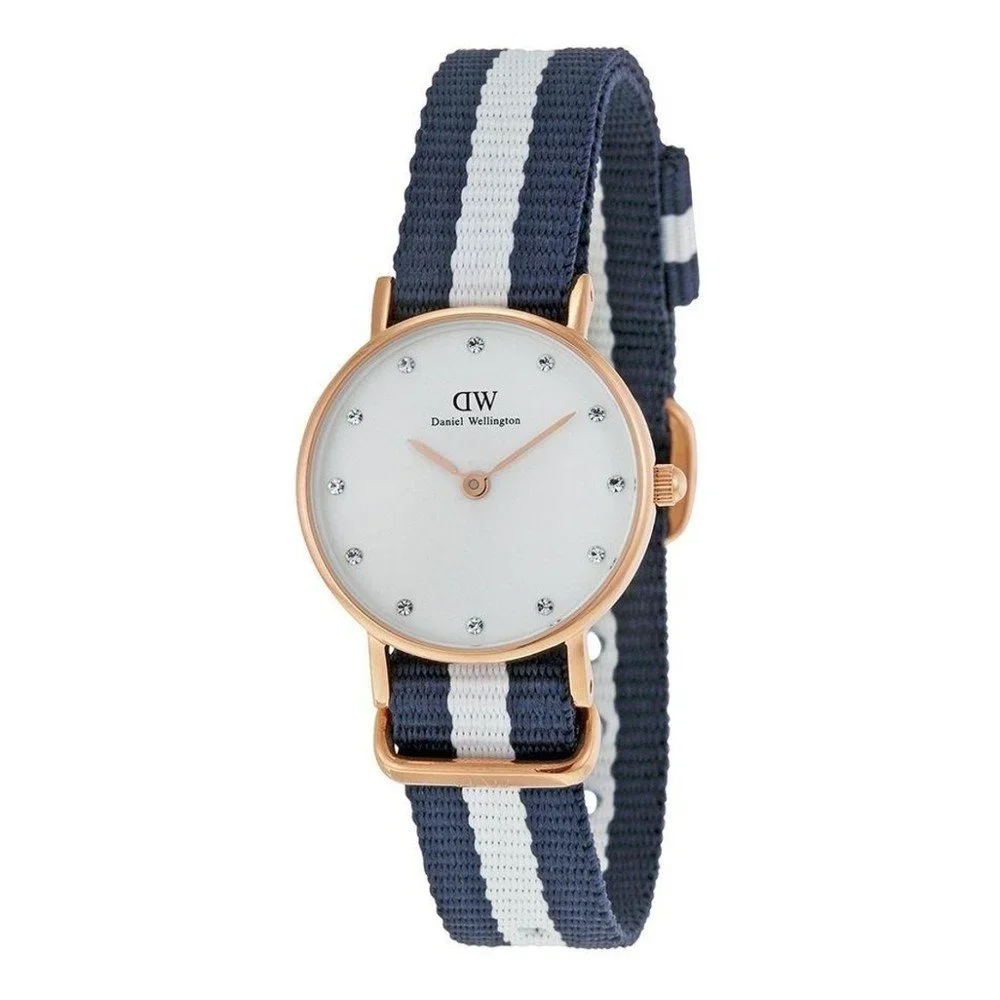 Dámské s ciferníkem růžovozlaté barvy Daniel Wellington Glasgow Gold, ⌀ 26 mm v:902778