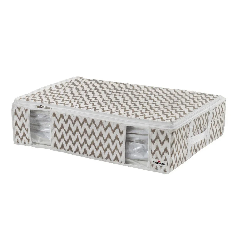 Bílo-béžový úložný box Compactor Aspilito v:1095656