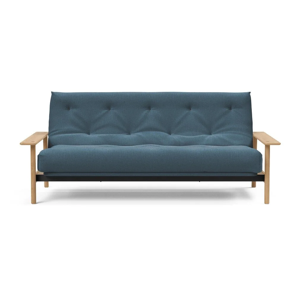 Modrá rozkládací pohovka Innovation Balder Elegant Elegance Petrol, 97 x 230 cm v:1305800