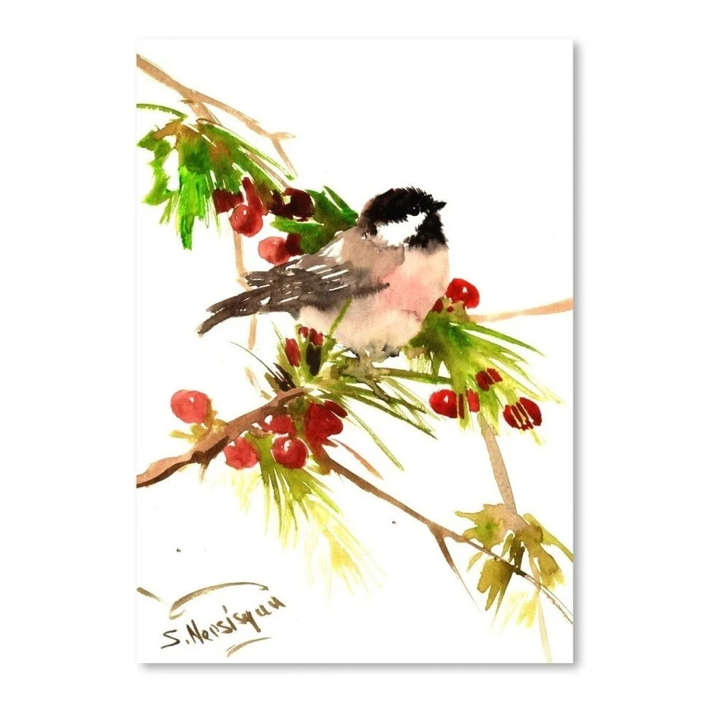 Autorský plakát Chickadee od Surena Nersisyana, 30 x 21 cm v:758494