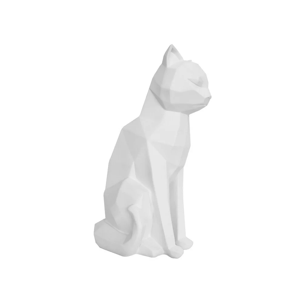 Matně bílá soška PT LIVING Origami Cat, výška 29,5 cm v:1367779
