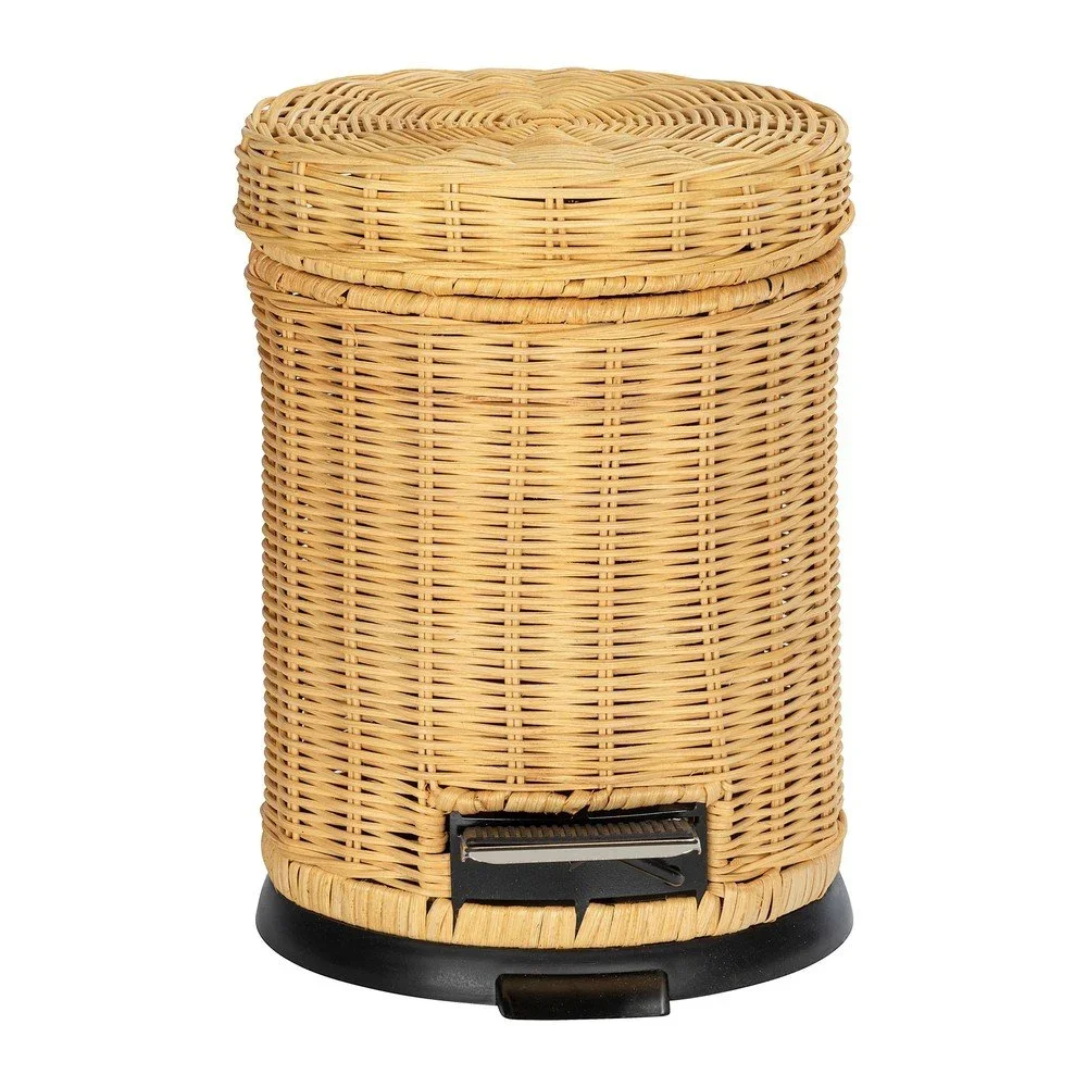Pedálový odpadkový koš s proutěným povrchem Wenko Manilla, 3 l v:1336885