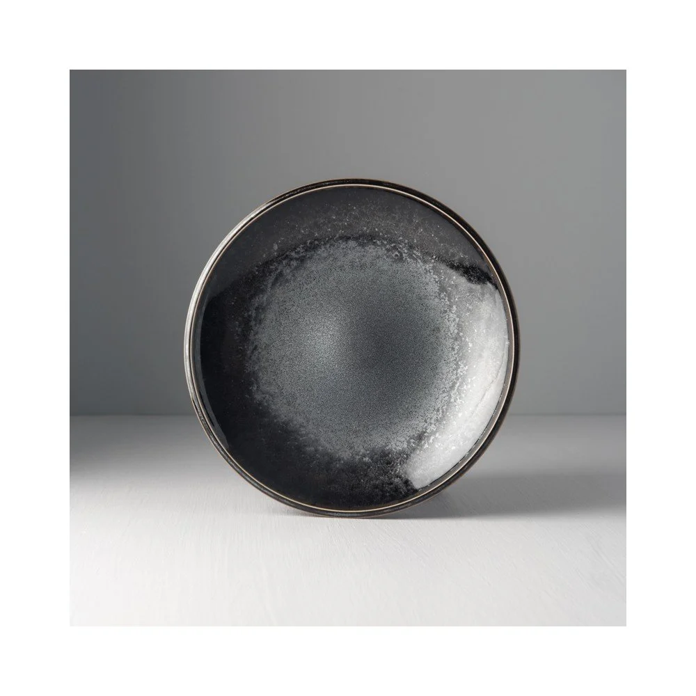 Černý keramický talíř na předkrm Made In Japan Black Pearl, ⌀ 20 cm v:941794