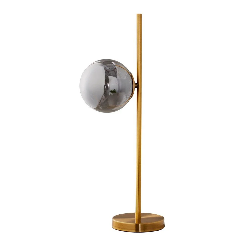 Stolní lampa v šedo-zlaté barvě Native Sphere v:1248104