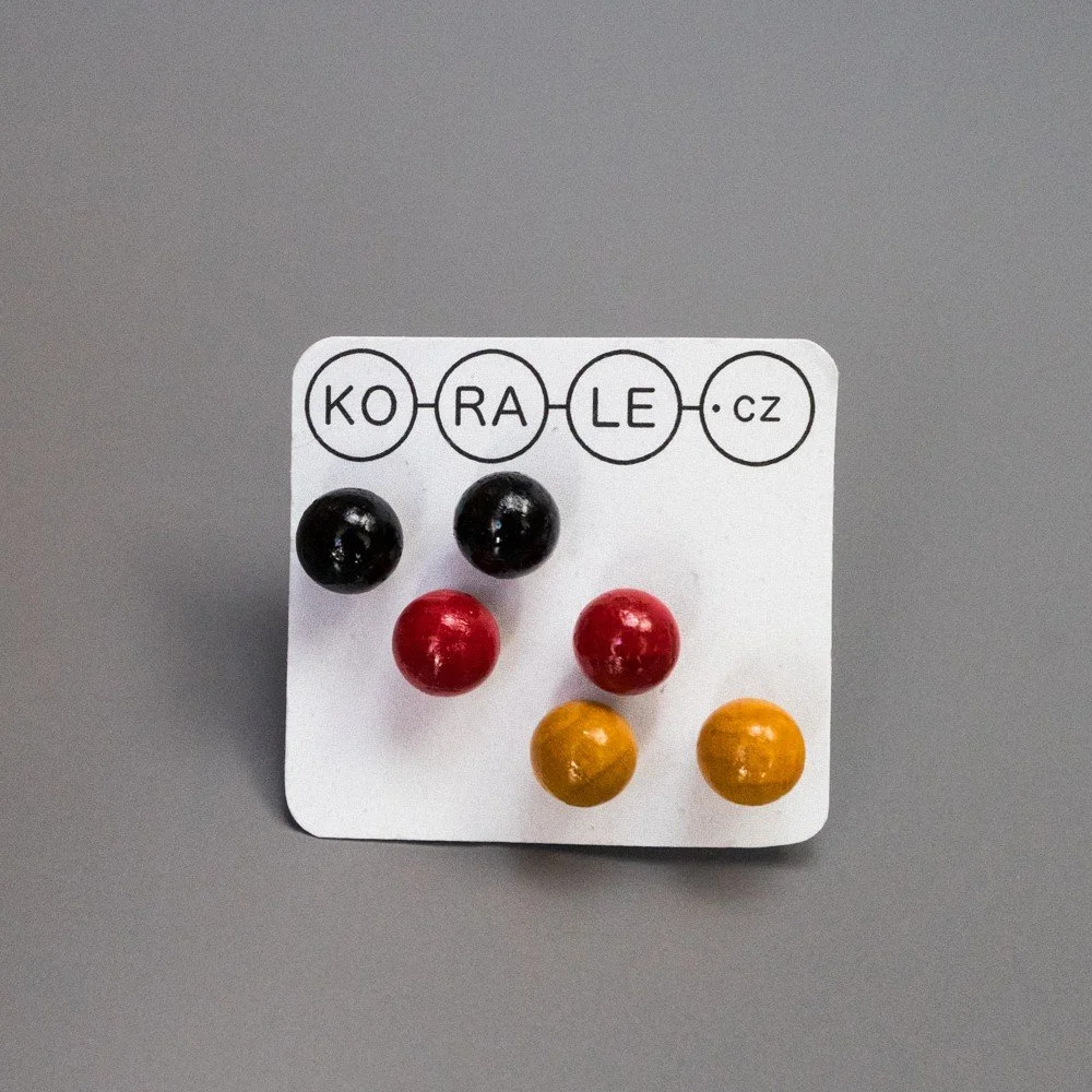 Set dřevěných náušnic Ko-ra-le Dots Berlin v:1346421