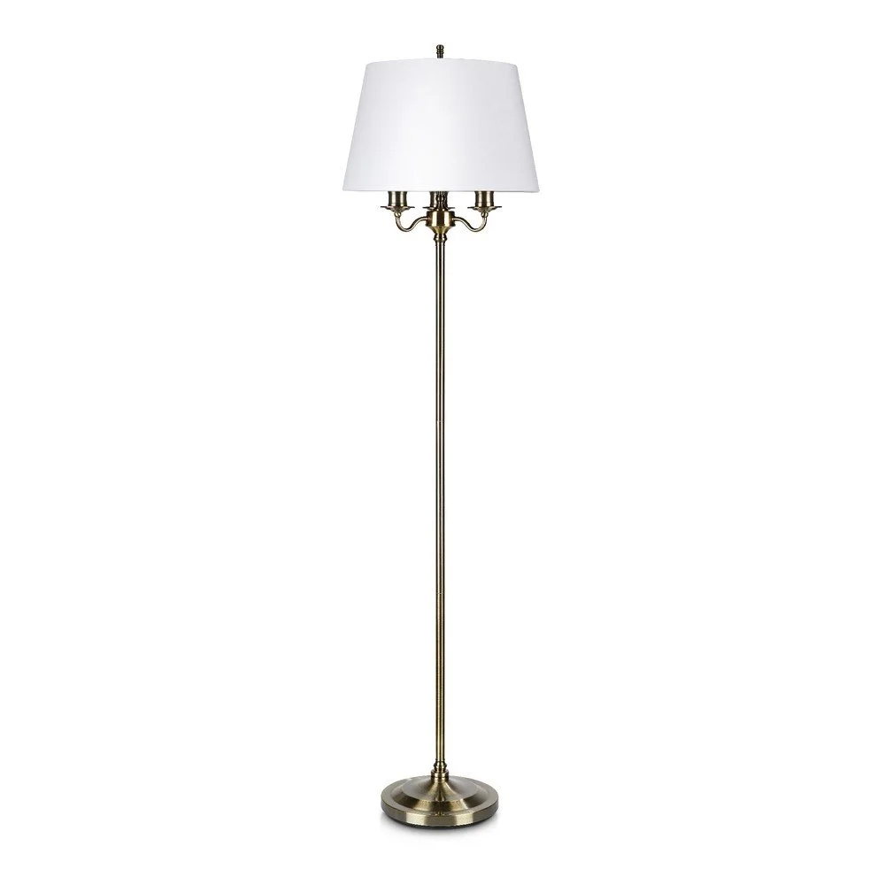 Bílá stojací lampa Markslöjd Jamie, ø 40 cm v:1239184 Bílá stojací lampa Markslöjd Jamie, ø 40 cm v:1239184