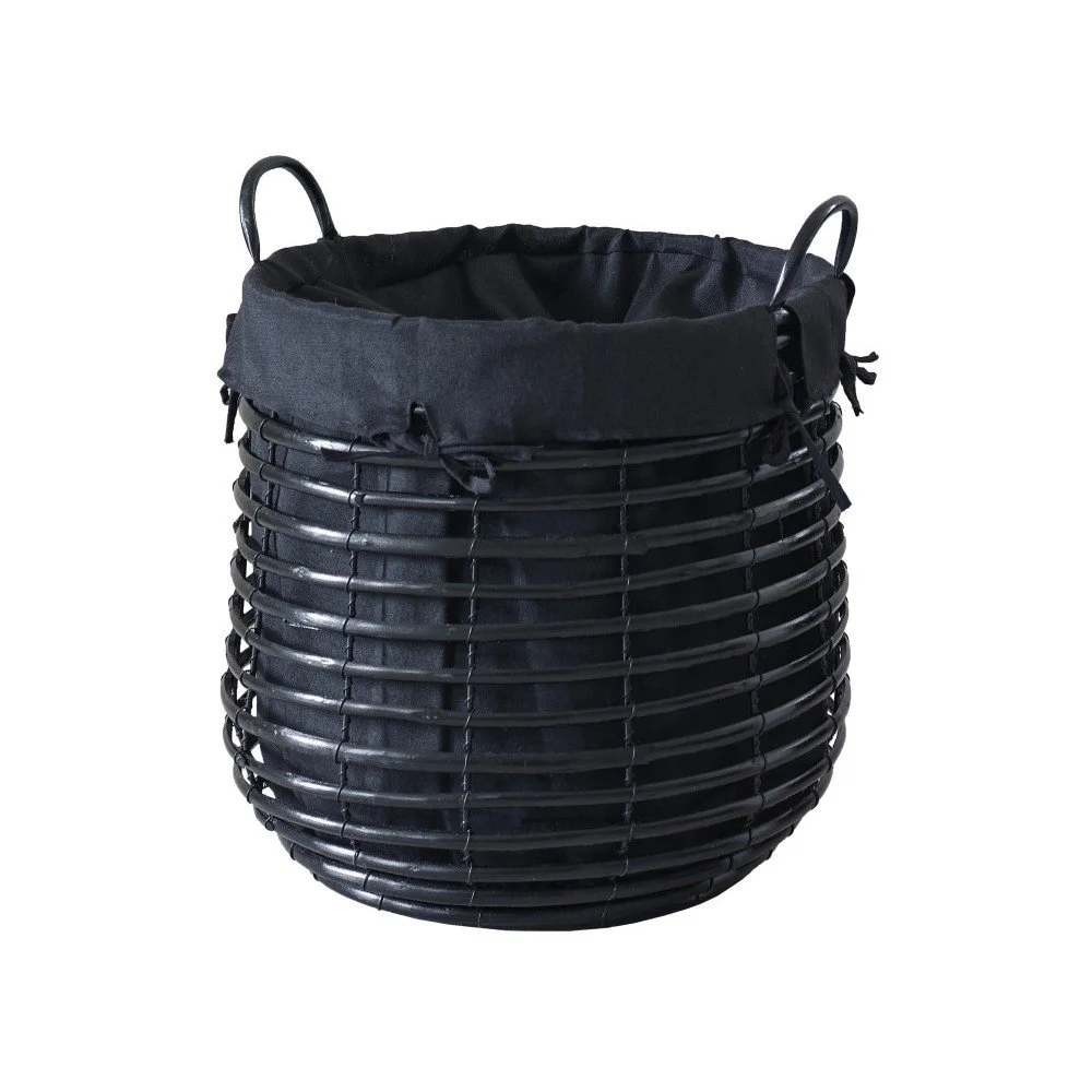 Černý koš na prádlo Aquanova Gisla, 60 l v:985414