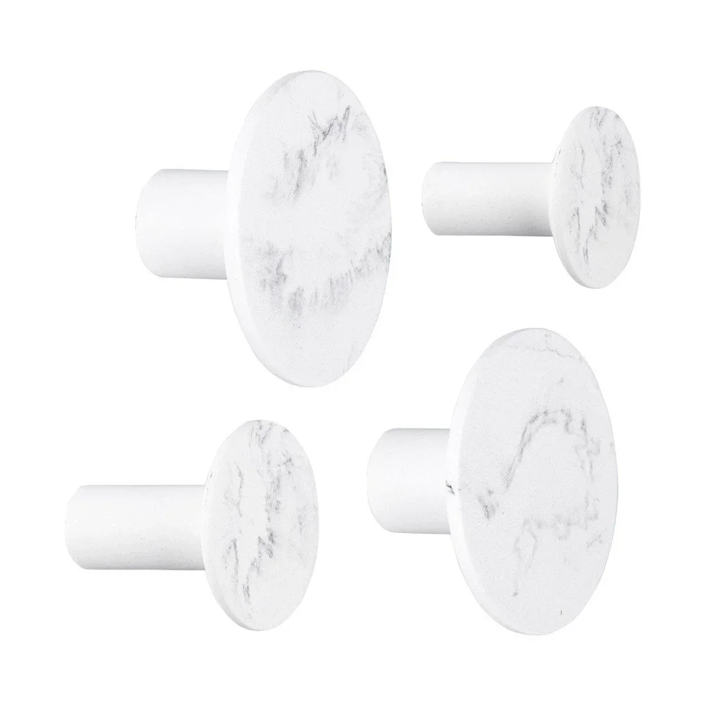 Sada 4 bílých háčků PT LIVING Marble v:1424597