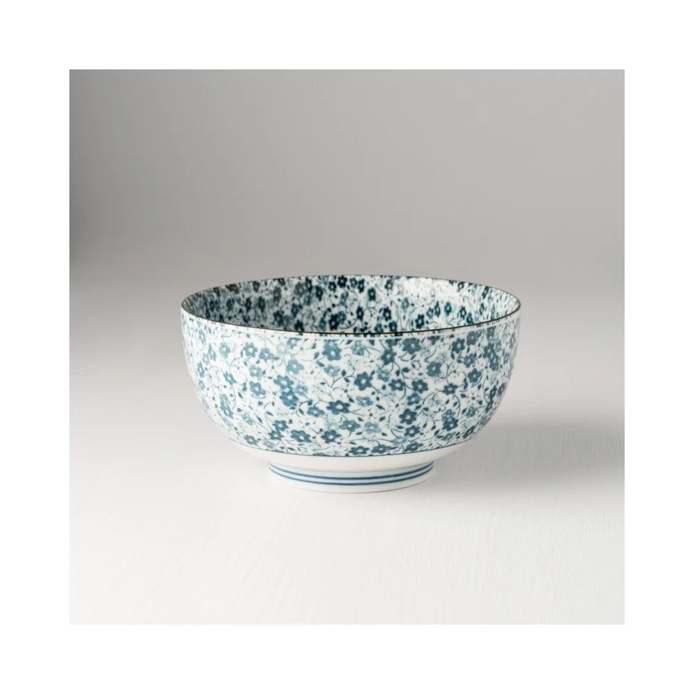 Modro-bílá keramická miska Made In Japan Blue Daisy, ⌀ 16 cm v:941814