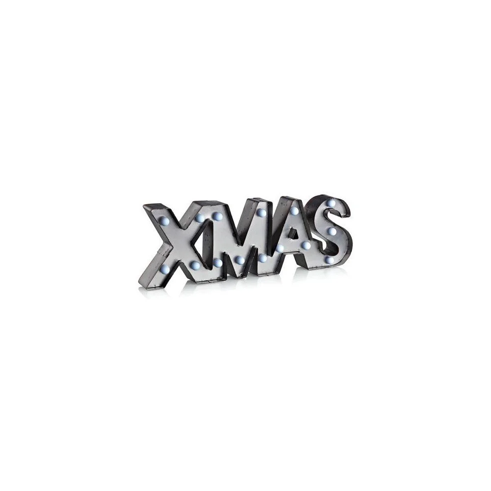 Šedá LED světelná dekorace Markslöjd Xmas, délka 47 cm v:701000