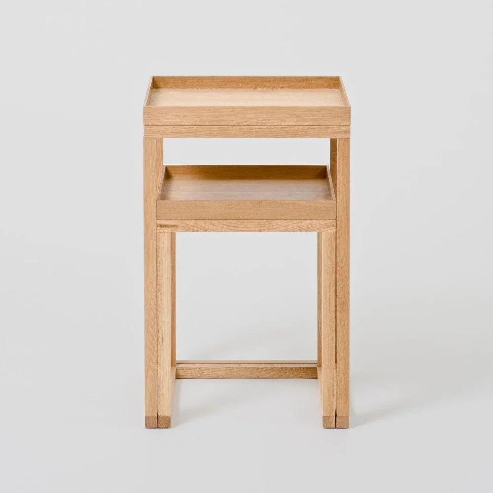 Sada 2 dubových odkládacích stolků Wireworks Oak v:1074284