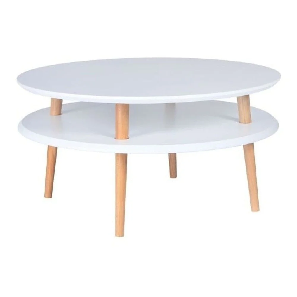 Bílý konferenční stolek Ragaba UFO, Ø 70 cm v:873764