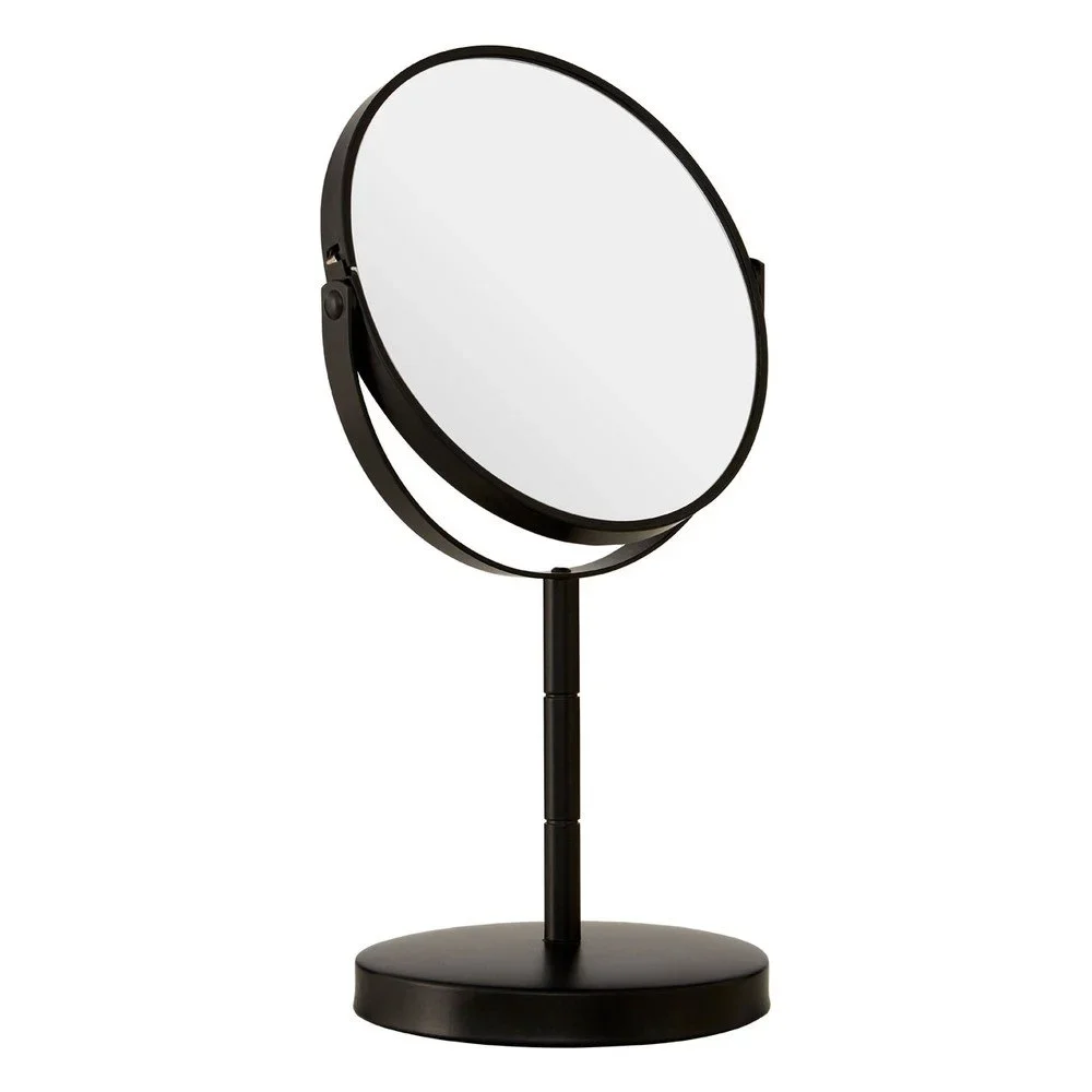 Černé kosmetické oboustranné zrcadlo Premier Housewares, 15 x 26 cm v:1034048