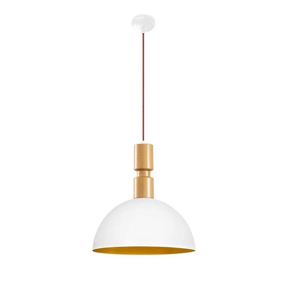 Bílé kovové závěsné svítidlo Opviq lights Diamonda v:1301148