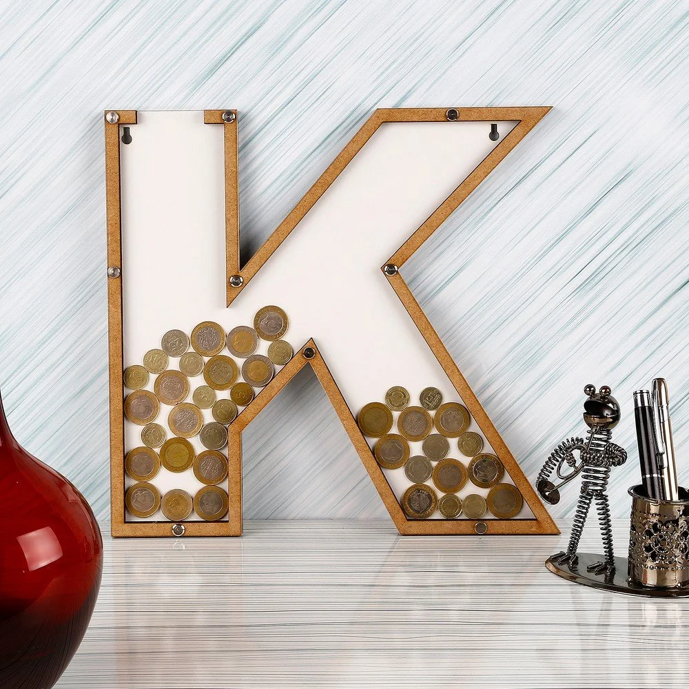 Dekorativní rámeček/kasička s plexisklem K v:715216
