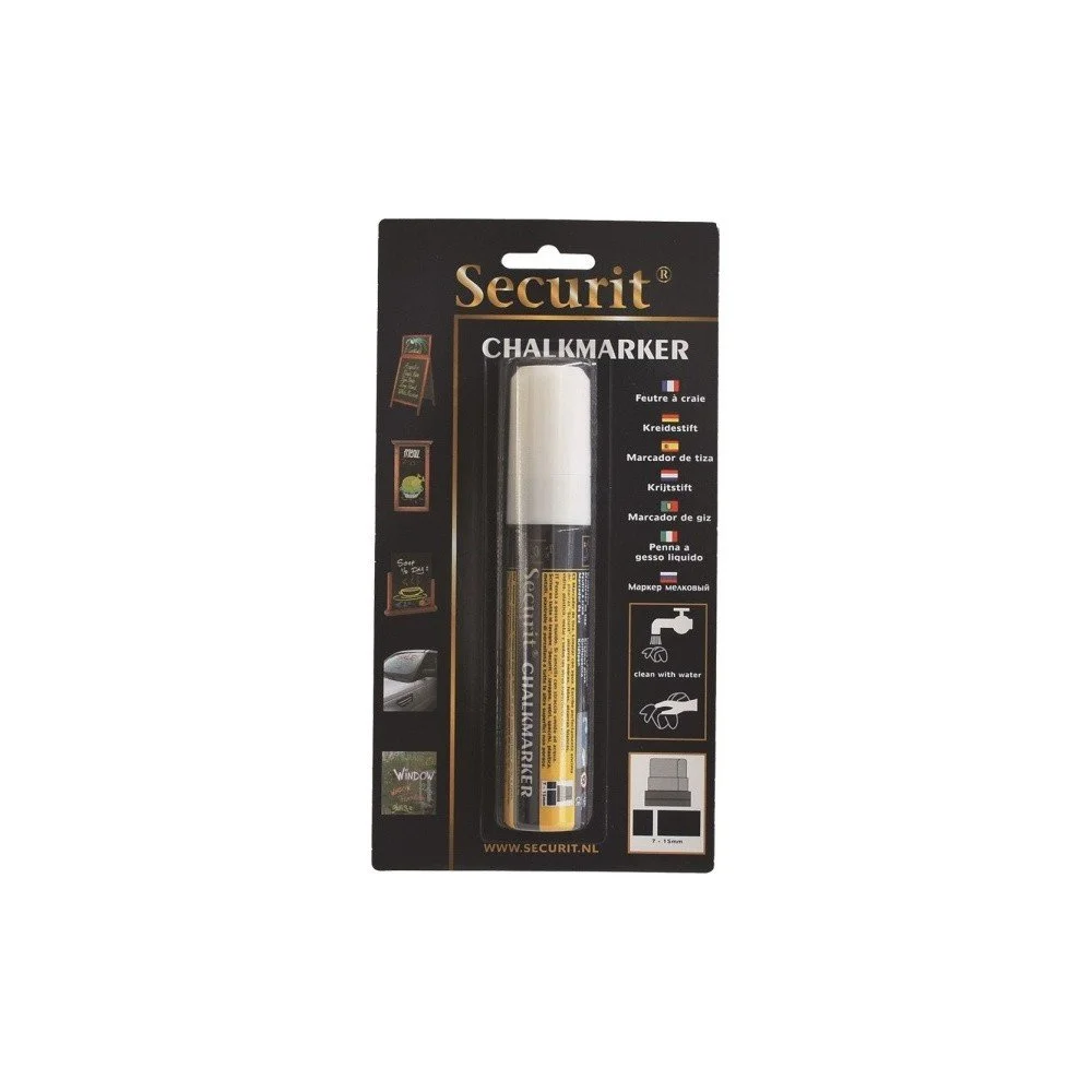 Bílý křídový popisovač na vodní bázi Securit® Liquid v:777062
