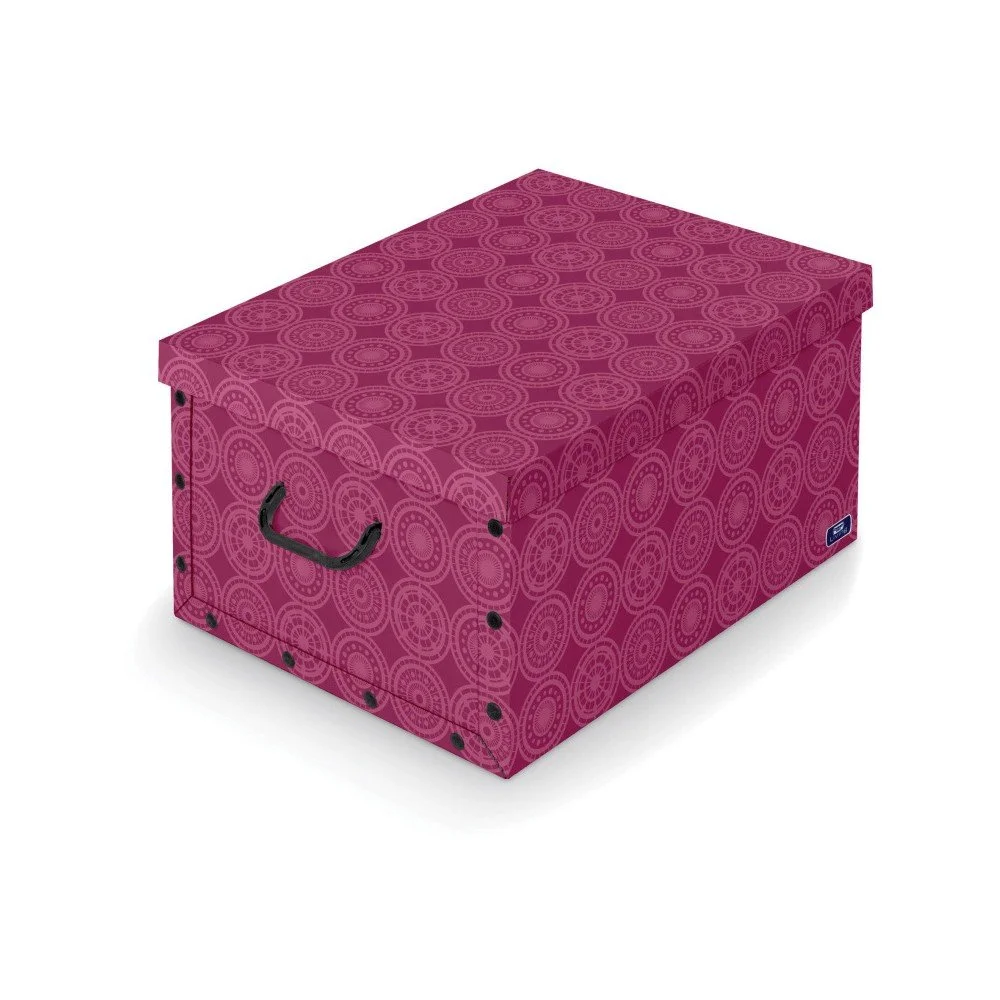 Fialový úložný box Domopak Ella, délka 50 cm v:986318