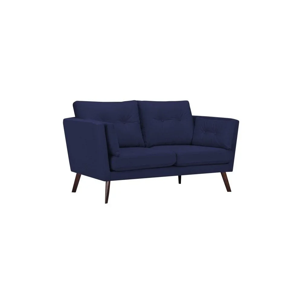 Námořnicky modrá 2místná pohovka Mazzini Sofas Elena v:1083100