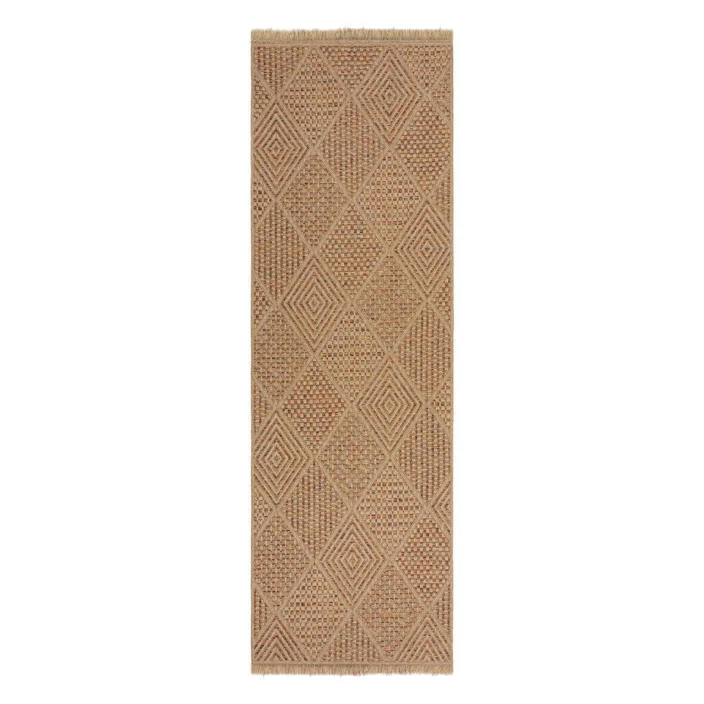Venkovní běhoun v přírodní barvě 80x230 cm Nora Diamond – Flair Rugs v:1726224