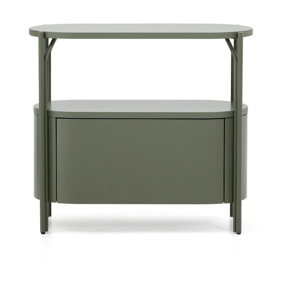 Zelená skříňka pod umyvadlo 90x81 cm Arely – Kave Home v:1832180