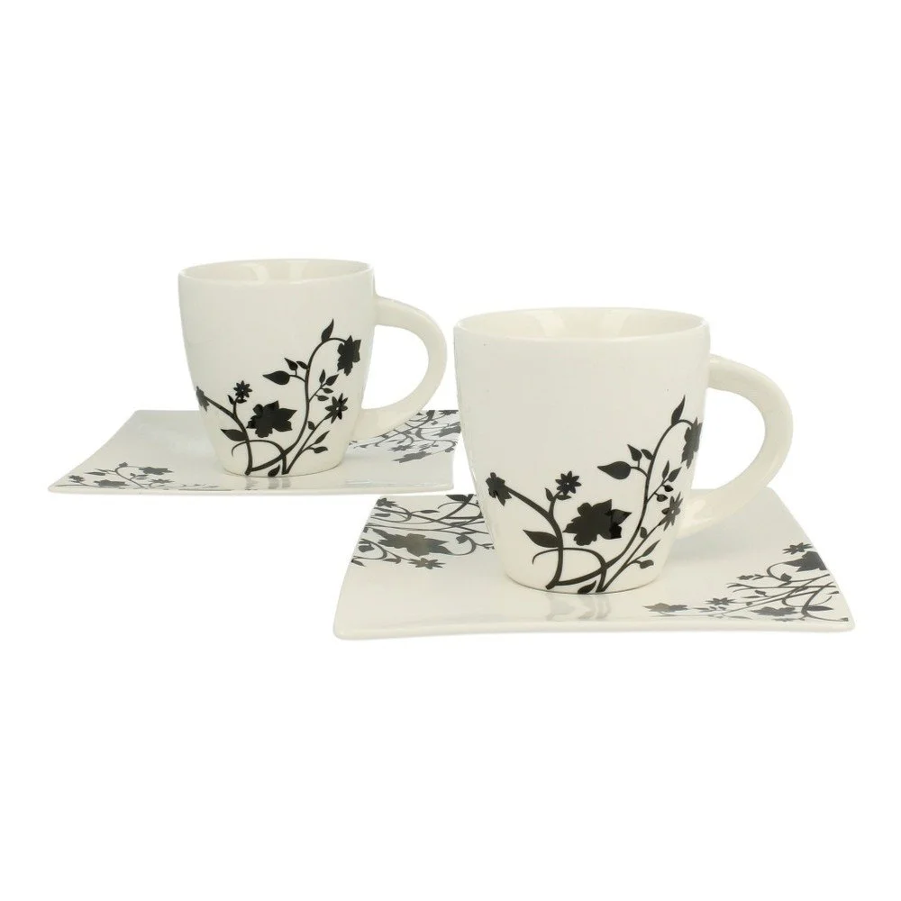 Sada 2 porcelánových hrnků s podšálky Duo Gift Porto, 170 ml v:1004472 Sada 2 porcelánových hrnků s podšálky Duo Gift Porto, 170 ml v:1004472