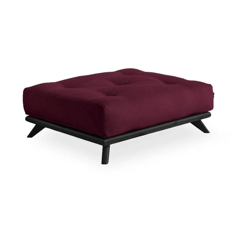 Podnožka Karup Design Senza Black/Bordeaux v:1229486