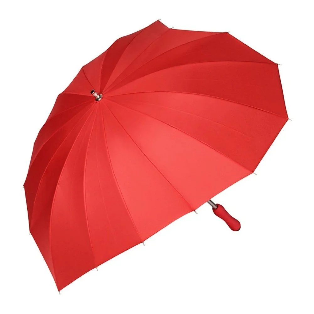 Červený holový deštník Von Lilienfeld Heart, ø 82 cm v:1127496