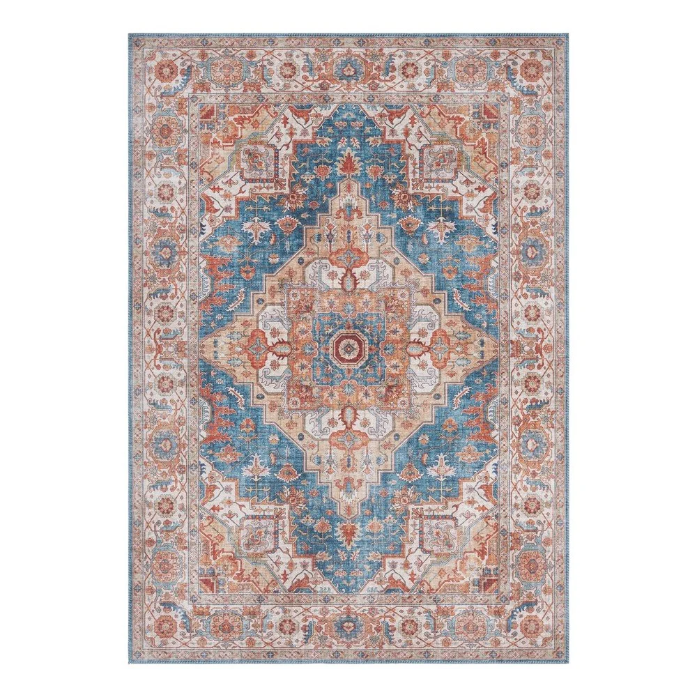 Modro-červený koberec Nouristan Sylla, 80 x 150 cm v:1331732