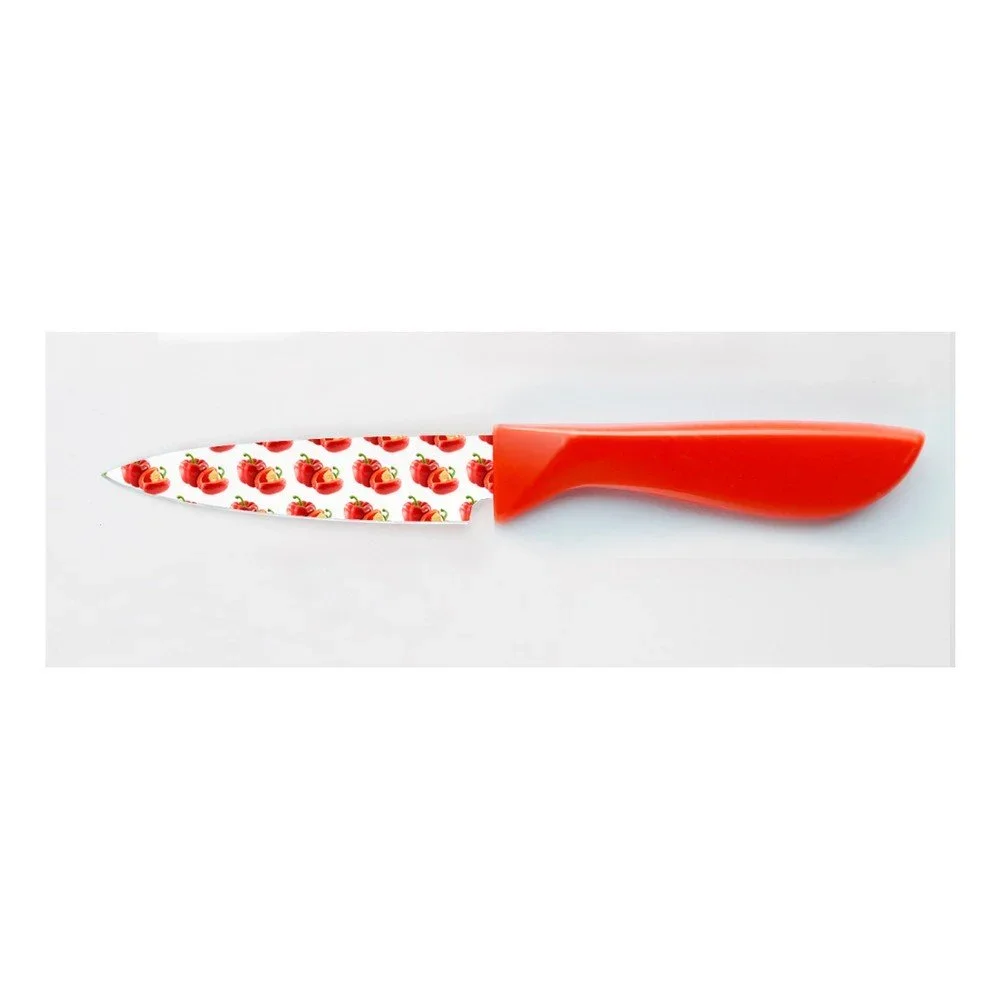 Červený nůž s pouzdrem Jean Dubost Funky Red v:766730