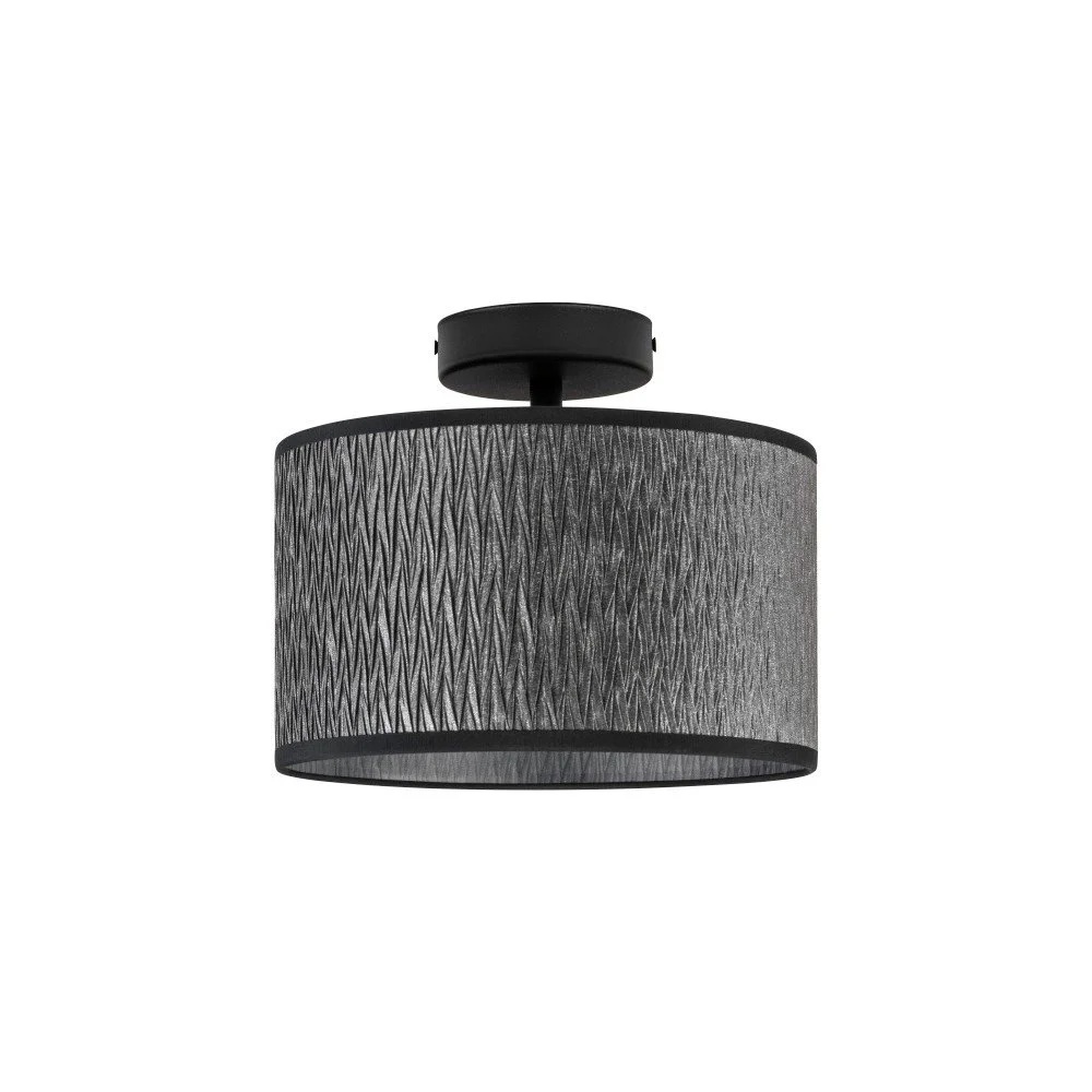 Černé stropní svítidlo Bulb Attack Once, ⌀ 25 cm v:1187440