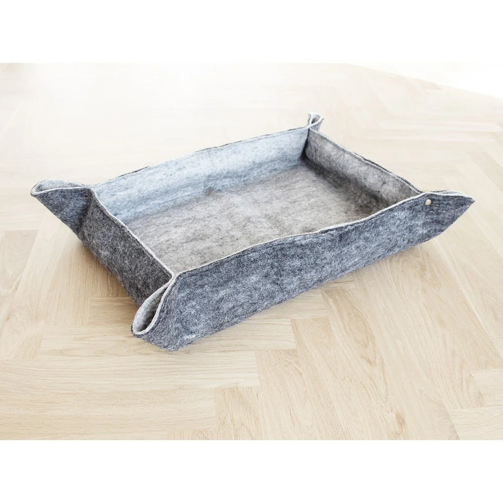 Šedý plstěný pelíšek z vlny pro domácí zvířata Wooldot Felt Pet Mat, 60 x 40 cm v:1341235