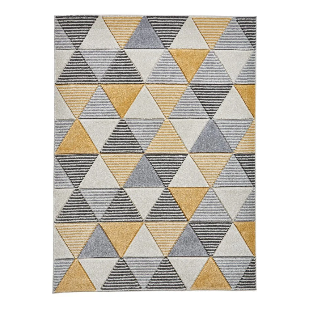 Žlutošedý koberec Think Rugs Matrix, 120 x 170 cm v:1316444