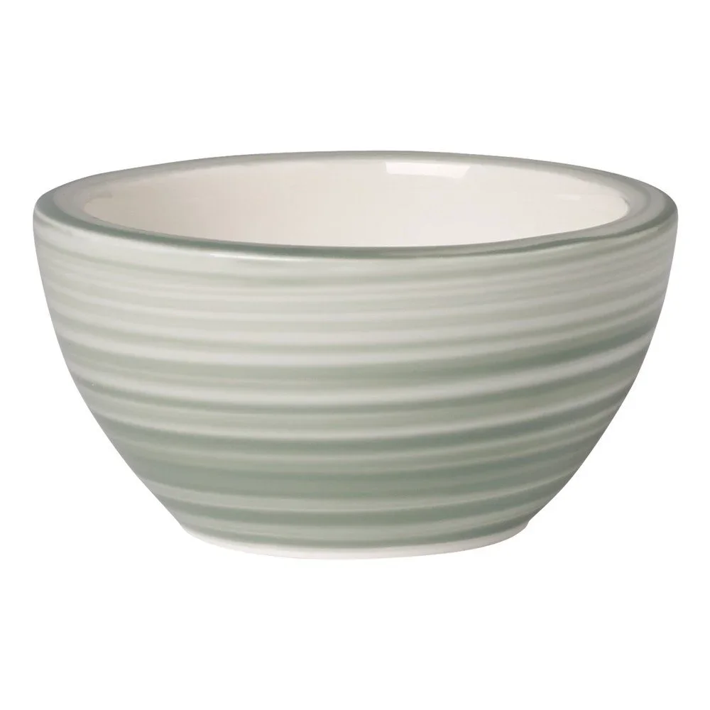 Zeleno-bílá porcelánová miska na dip Villeroy & Boch Artesano Nature, 8 cm v:1327550