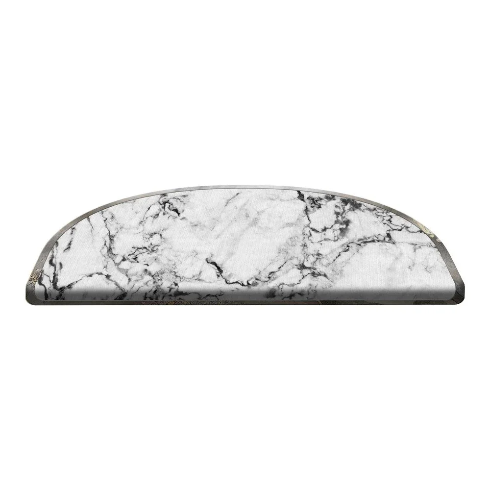 Bílé nášlapy na schody v sadě 16 ks 65x20 cm Marble Dream v:1456568