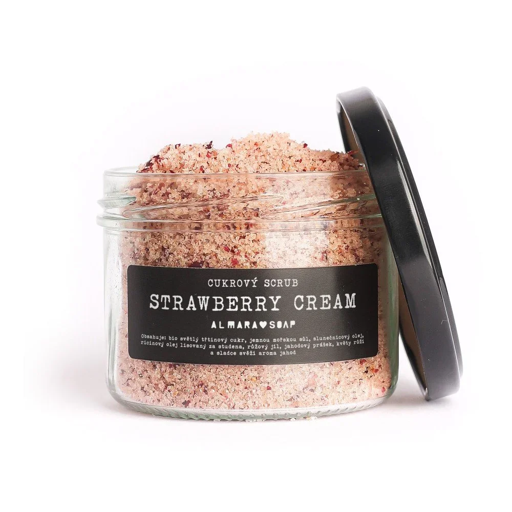 Peeling s vůní jahody Strawberry cream v:1470792