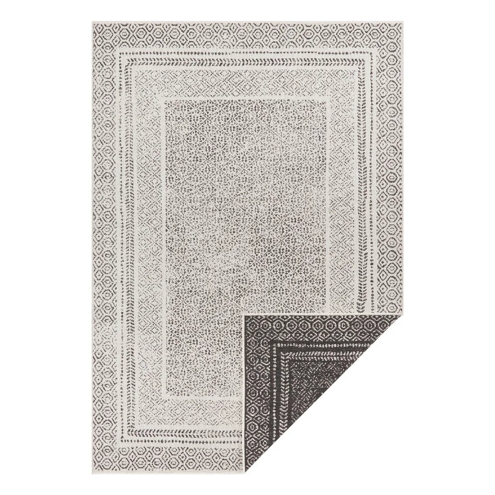 Černo-bílý venkovní koberec Ragami Berlin, 160 x 230 cm v:1380109